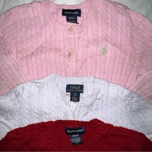 3 Ralph Lauren Cable-Knit Sweaters